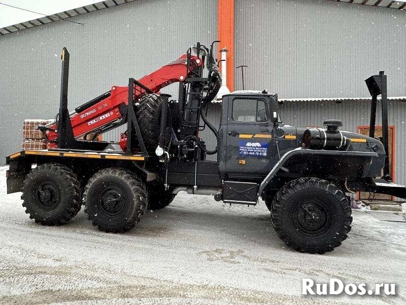 Лесовоз Урал с новым манипулятором Палфингер изображение 3