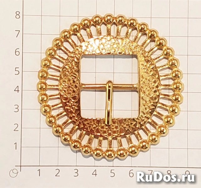 Пряжка для ремня со стразами изображение 4