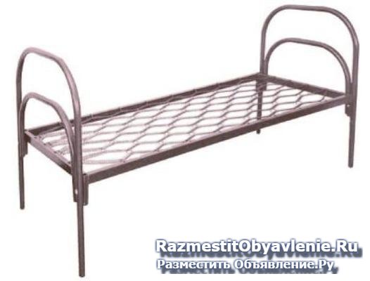 Кровать металлическая двуспальная купить изображение 4