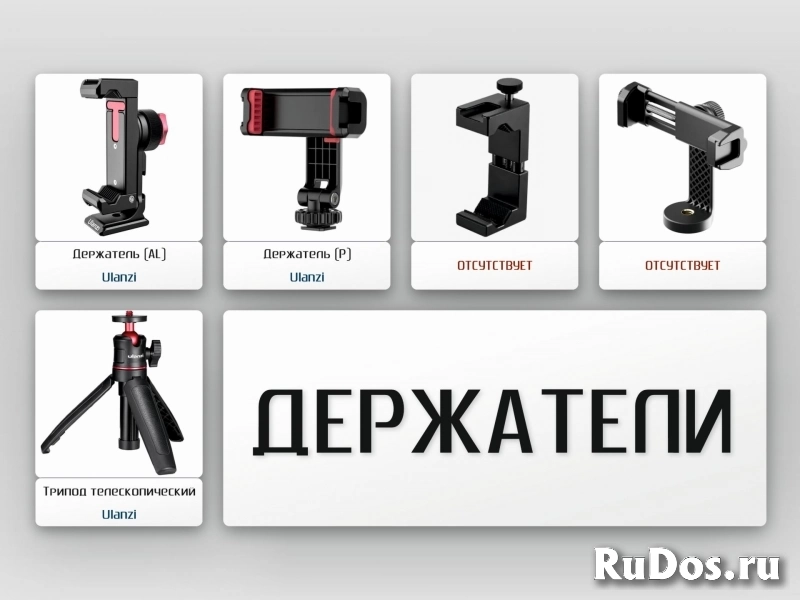 Оснастка для фото. Номенклатура Ulanzi + SmallRig + Camvate + DHZ изображение 5