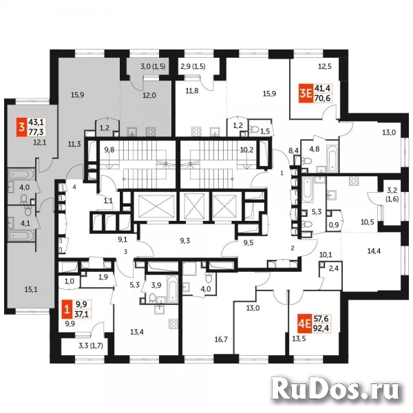 Продам 3 комнатную квартиру 77.3 м2 изображение 4