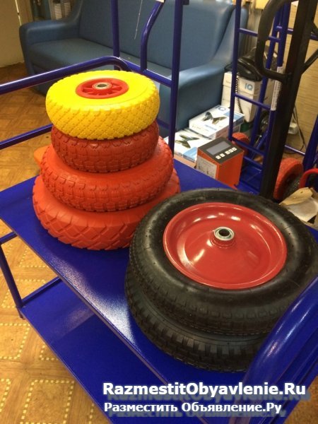 колеса и колесные опоры для тележек и тачек фото