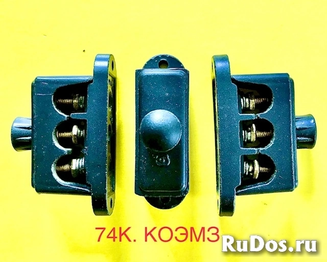 74К, 74КУ1 27 В (3 зажима) - колодка клеммная фото