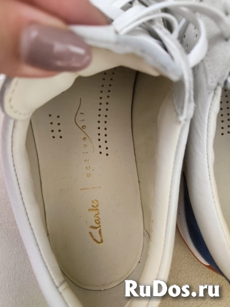 Кеды новые Clarks 38 размер кожаные изображение 6