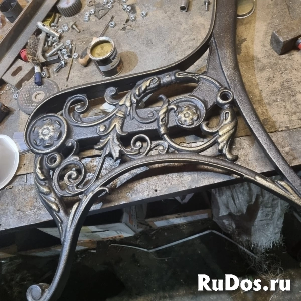 Чугунные боковины для скамейки изображение 4