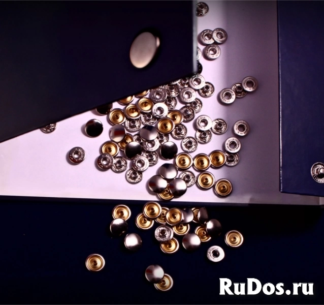 Ручки для портфелей, 109х45х10. Кнопки Альфа 14мм никель. изображение 10