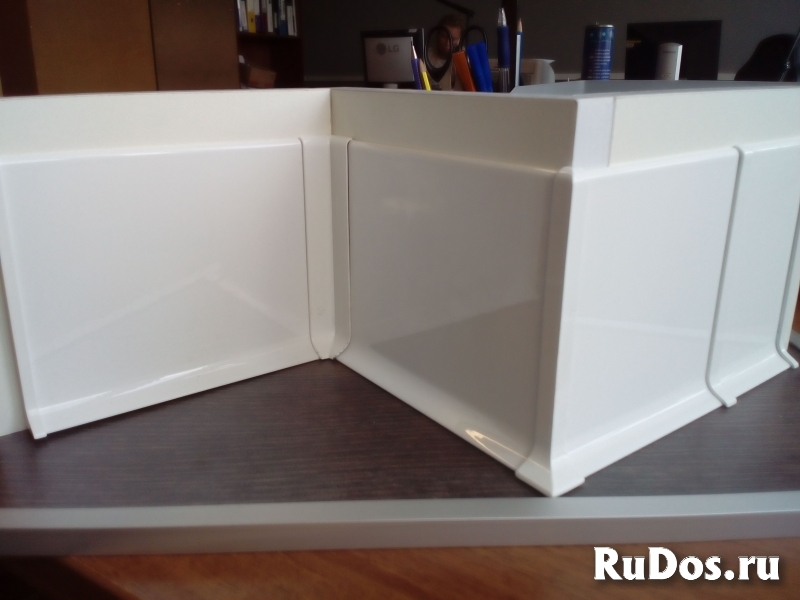 Плинтус алюминиевый Белый, Черный,Серебро,Графит изображение 3