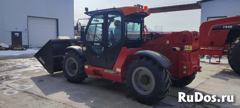 Погрузчик телескопический Sigma MHT4000-7 (вилы + ковш с ножом) изображение 4