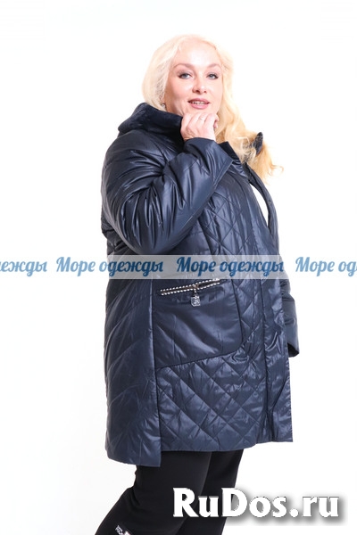Куртка женская зимняя большого размера изображение 4