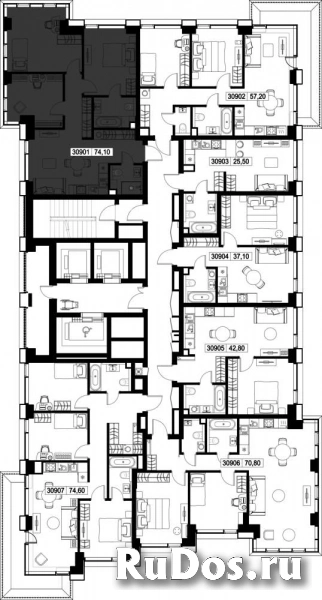 Продам 3 комнатную квартиру 74.1 м2 изображение 3