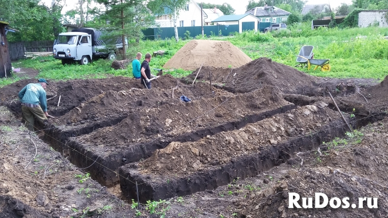 Ленточный фундамент Строительство изображение 6