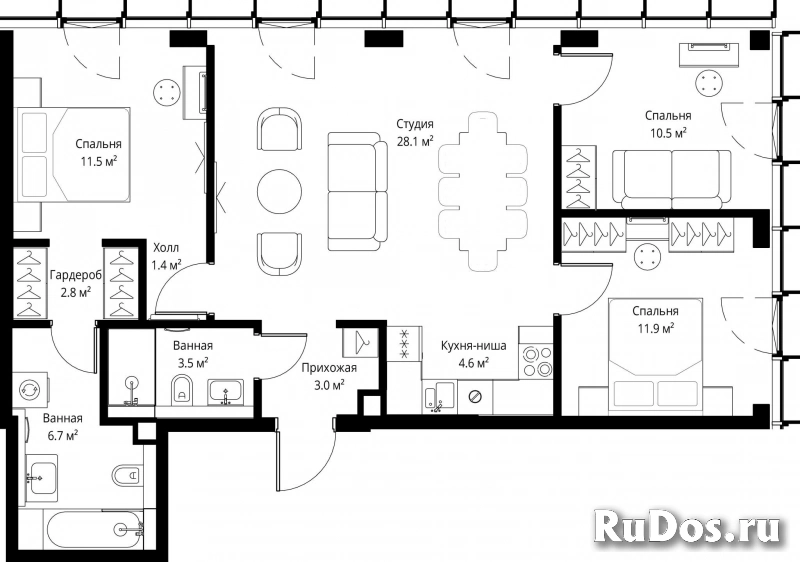 Продам 3 комнатную квартиру 84 м2 фотка