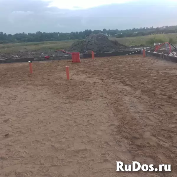 Строительство фундаментов, бетонные работы,нулевой цикл фотка