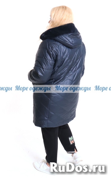 Куртка женская зимняя большого размера изображение 3