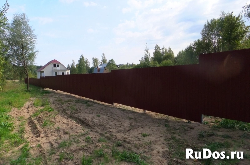 Монтаж заборов любой сложности из различных материалов. изображение 4
