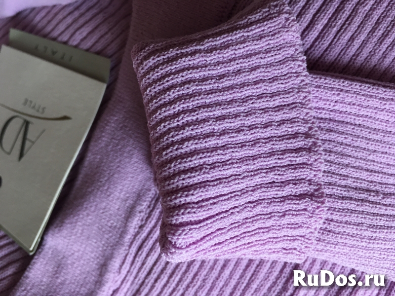 Кофта новая женская AD Style Италия 44 46 М S размер фиолетовая ц изображение 7