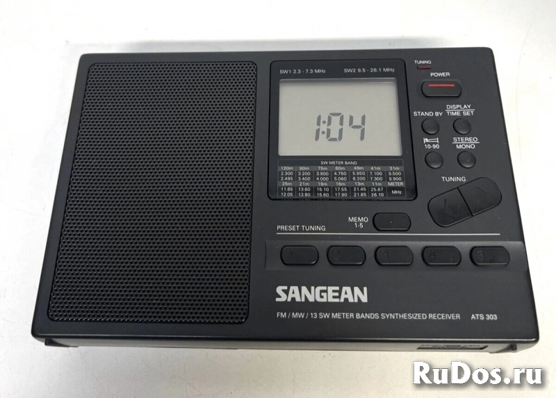 Синтезированный приемник SANGEAN ATS-303 (FM Stereo,MW,13 SW) изображение 5
