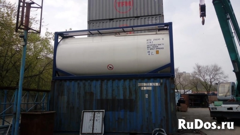 Танк-контейнер тип Т11 объём 25м3 для перевозки нефтехимической продукции, новый. изображение 3