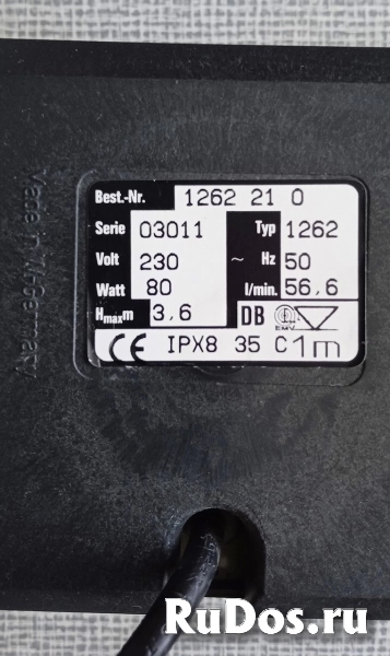 Помпа подъемная Eheim Universal 56.6 л/мин, 3400 л/ч. изображение 6