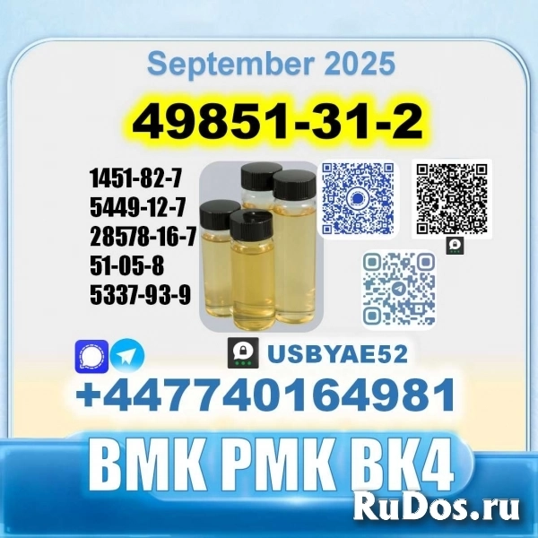 49851-31-2 (2-Bromovalerophenone) BMK PMK BK4 BVF bulk supply изображение 5
