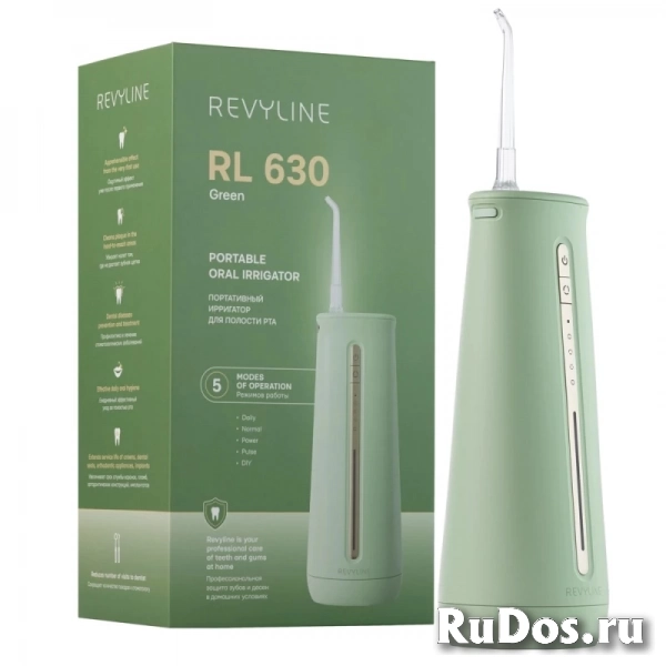 Ирригатор Revyline RL 630 Green, 5 режимов фото
