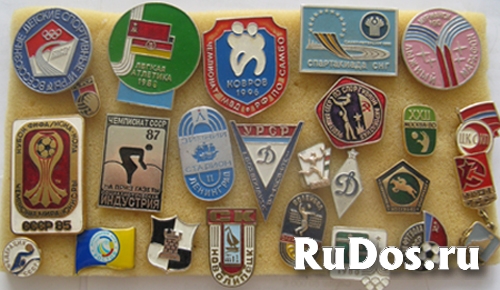 Значки на спортивную тематику фото