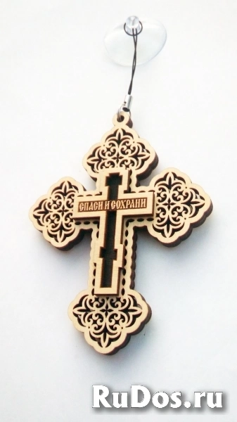 Крест автомобильный на присоске изображение 8