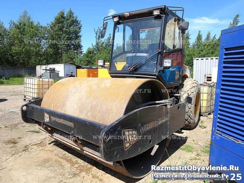 Грунтовый каток JCB 115, 6000 м/ч, 12 т. фотка