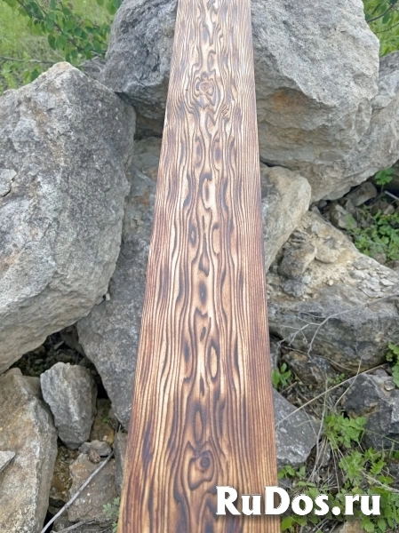 Вагонка фактурная с рельефным рисунком, с обжигом и без, Каен Бай фотка