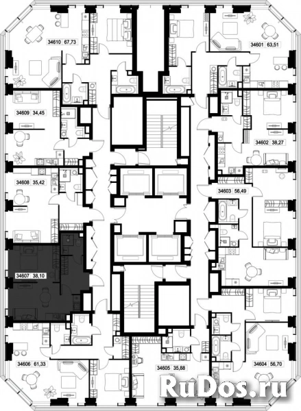 Продам 1 комнатную квартиру 38.1 м2 изображение 3