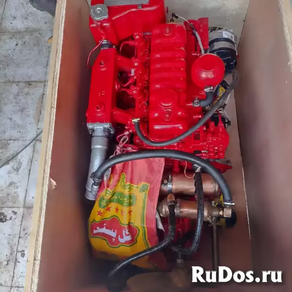 Westerbeke 40 - судовой дизельный двигатель со спасшлюпки с редуктором и винтом изображение 4
