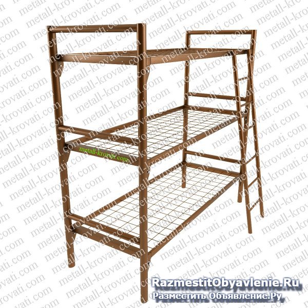 Кровати металлические для рабочих изображение 6