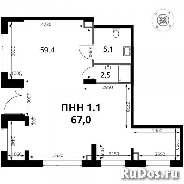 Продам коммерческую недвижимость 67 м2 изображение 3