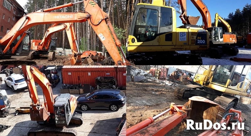 Экскаватор HITACHI бу JCB CASE двигатель Isuzu 6HK1 изображение 9