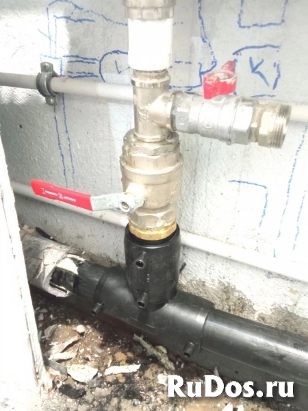 Монтаж систем отопления; водоснабжения; канализации фотка