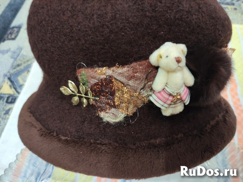 Шляпа для девушек, девочек шерстяная Чехия фотка