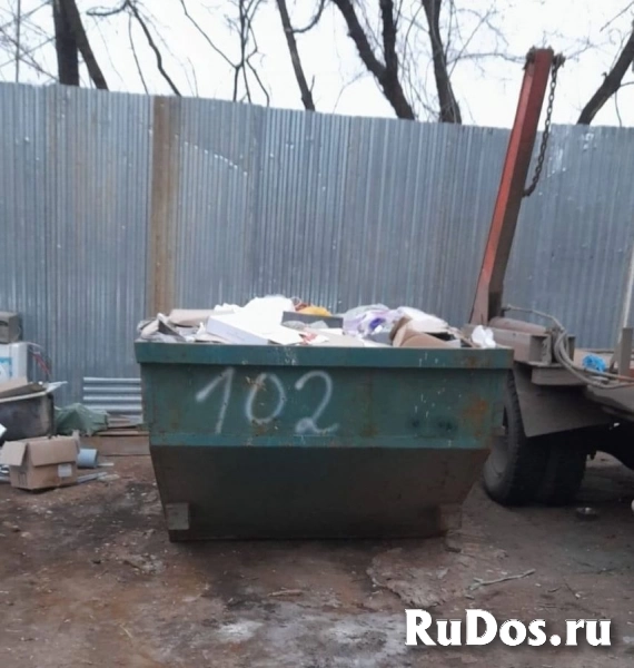 Вывоз мусора Газелью 9-14 м3, бункерами и мультилифтами оснащенными контейнером 8м3, 20м3, 27м3, есть Ломовоз 30 м3 изображение 3