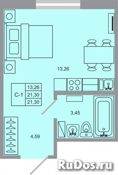 Продам 1 комнатную квартиру 21 м2 фото