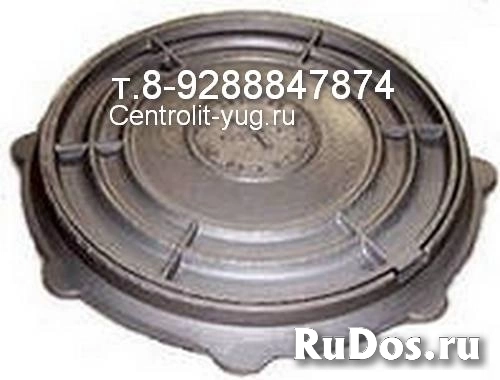 Люк чугунный тяжелый фотка