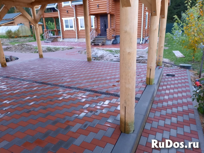 Укладка брусчатки, плитки, под ключ изображение 8