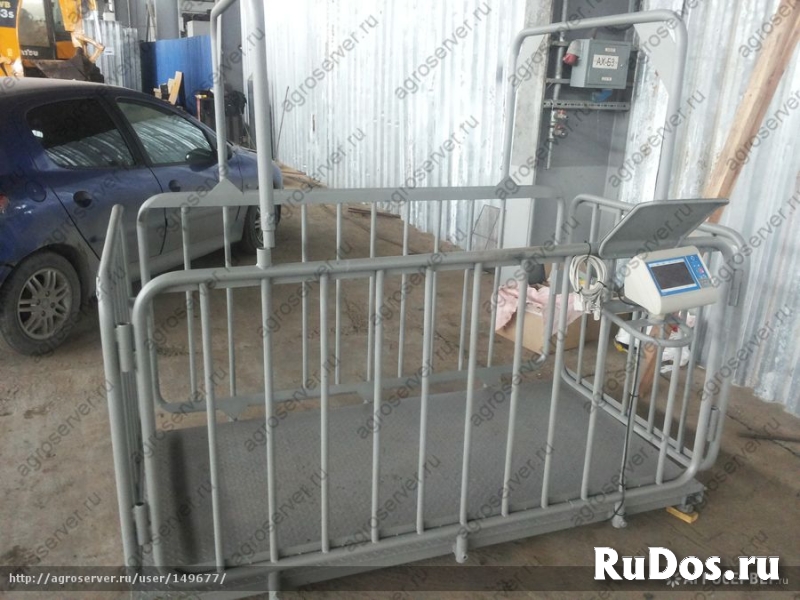 Весы для взвешивания животных изображение 3