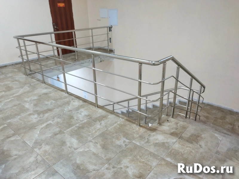 НЕРЖАВЕЮЩИЕ ПЕРИЛА в магазин, офис, дом. изображение 9