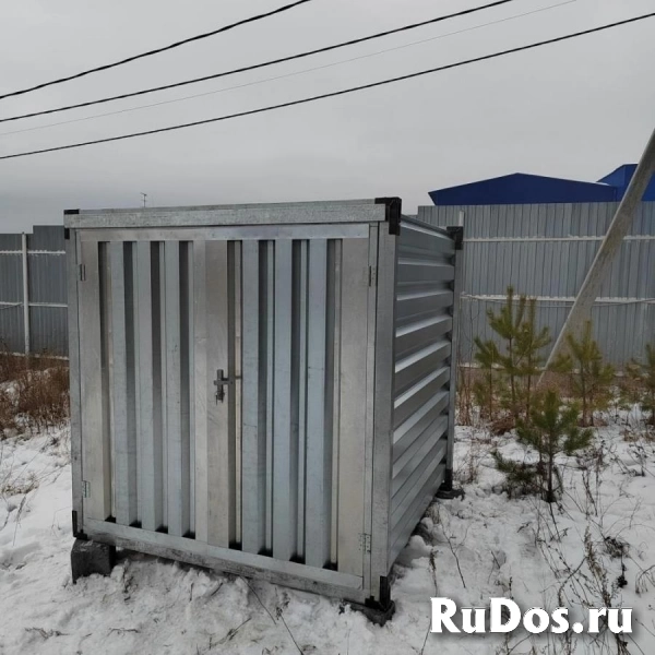 Металлический разборный хозблок Танк изображение 5