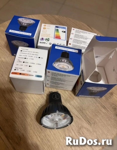 Светодиодная лампочка MR16 цоколь GU 10 изображение 4