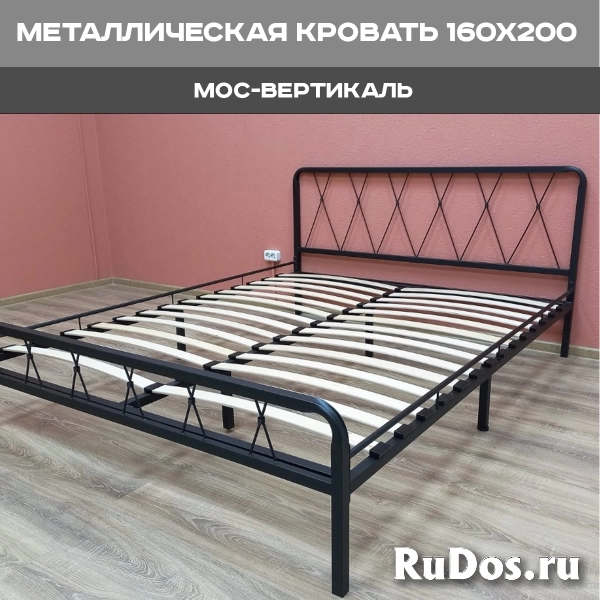 Металлическая кровать двуспальная Клэр 160x200 изображение 6