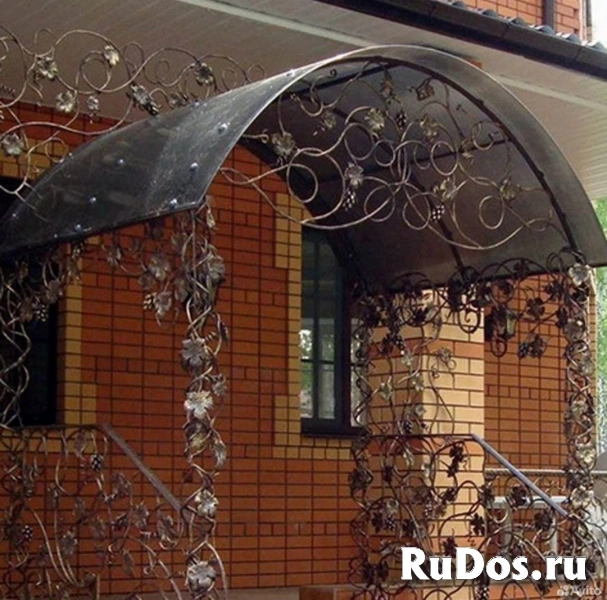 Изготавливаем навесы, козырьки, заборы, ворота фото