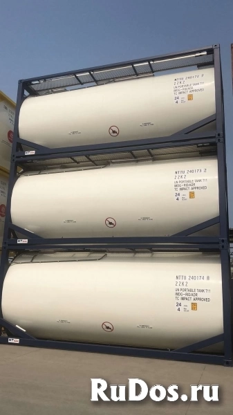 Танк-контейнер тип Т11 объём 25м3 для перевозки химических веществ, новый. изображение 3