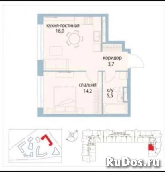 Продам 2 комнатную квартиру 42 м2 изображение 9