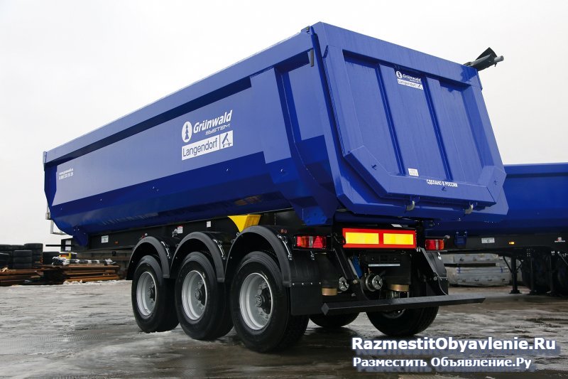 Самосвальный полуприцеп Грюнвальд  V-34 m3 фотка