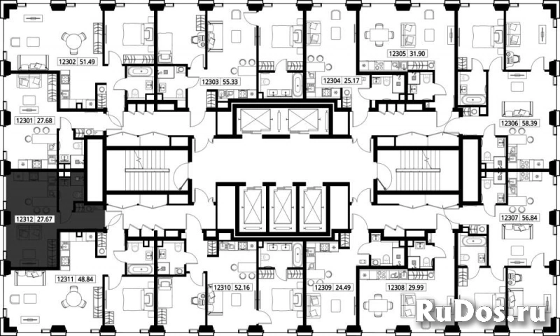 Продам 1 комнатную квартиру 27.67 м2 изображение 3